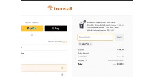 Bonsaii coupon code