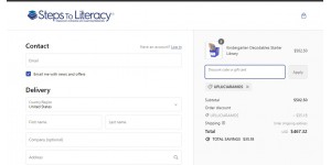 Steps to Literacy coupon code