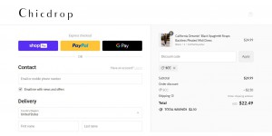 Chicdrop coupon code