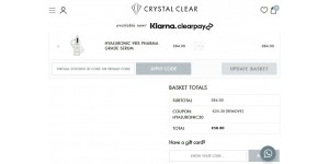 Crystal Clear coupon code