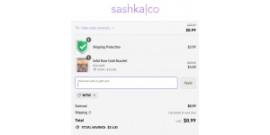 Sashka coupon code