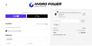 Hydro Power coupon code