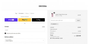Dipsoda coupon code