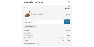 Comfy Slip On Platform Shoes coupon code