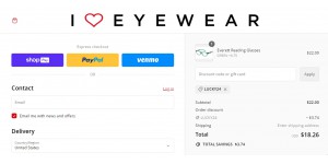 I Heart Eyewear coupon code