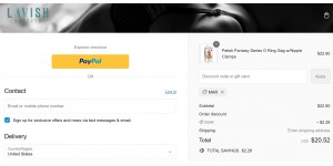 Lavish Sex Toys coupon code