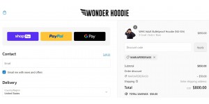 Wonder Hoodie coupon code