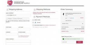 Manhattan Wardrobe Supply coupon code