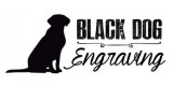 Black Dog Engraving