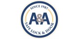 A and  A Safe Lock and Door