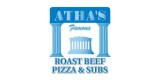 Athas Famous Roast Beef Pizza & Subs