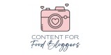Content For Food Bloggers