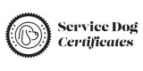 Service Dog Certificates